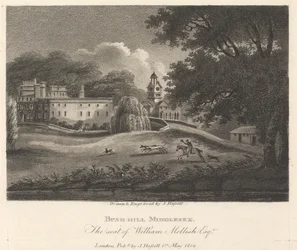Bushhill, Middlesex, yttre förort - norr