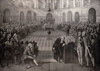 The Irish House of Commons, AD 1790, College Green, Dublin, från 