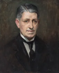 Porträtt av Frederick L. M. Griggs, ca 1934 (olja på duk)