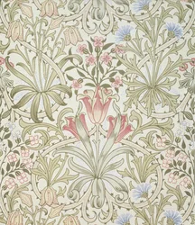 Persisk tapet, designad av John Henry Dearle (1860-1932) för Morris and Company.
