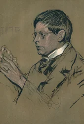 Sir George James Frampton 1860-1928, brittisk skulptör, c1901