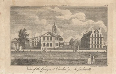 Utsikt över högskolorna i Cambridge, Massachusetts