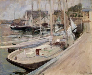 Fiskebåtar i Gloucester, 1901.