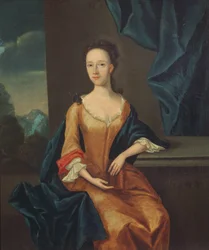 Mrs Thomas Freame (1704-c.1751) efter en ursprunglig tanke vara av Sir Godfrey Kneller, c.1742