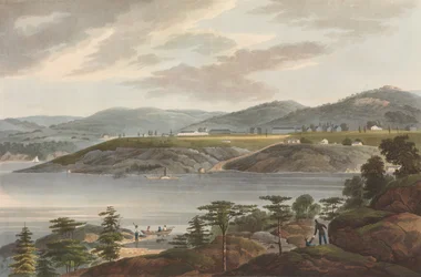 West Point nr 16 i Hudson River Portfolio, 1825.