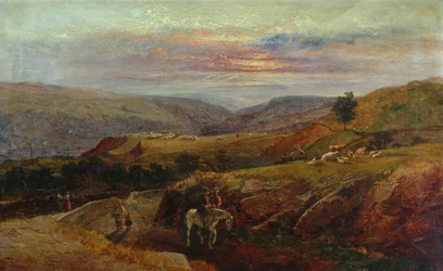 Burnley Valley från Crofts Stone, 1870