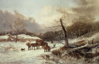 Vinter på gränsen till Sherwood Forest