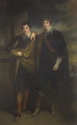 Henry Augustus Berkeley Craven och Keppel Richard Craven (olja på duk)