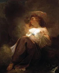 Jupiter och Io) av John Hoppner, RA