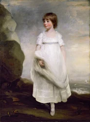 Porträtt av Anne Isabella Milbanke (1792-1860), senare Lady Byron, ca 1800 (olja på duk)