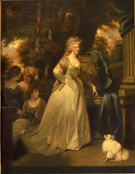 Porträtt av H.R.H. Frederica Charlotte Ulrica, kunglig prinsessa av Preussen och hertiginna av York, 1792