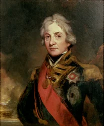 Viceamiral Horatio Nelson (1758-1805), av Hoppner, John (1758-1810). Olja på duk