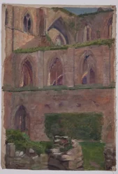Church Abbey (olja på duk)