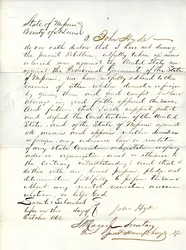 Loyalty oath of John Hyde of Missouri, County of St.Louis