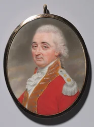 Porträtt av generallöjtnant Daniel Burr, 1799.