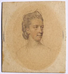 Porträtt av en kvinna, ca. 1775.
