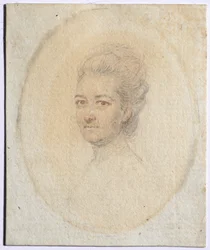 Porträtt av en kvinna, ca. 1775.