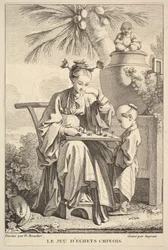Spelet kinesiskt schack, 1741-63.
