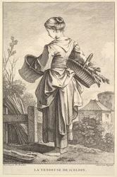 Säljaren av selleri, 1741-63.
