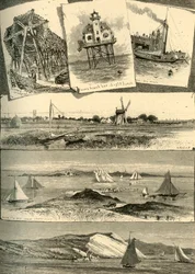 "Eastern Long Island Scenes", 1872.