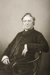 Hugh Stowell (1799-1845) graverad av D.J. Pund från ett fotografi, från 