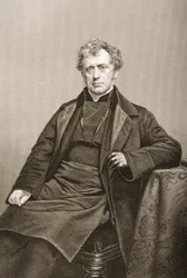 James Prince Lee (1804-69) graverad av D.J. Pound efter ett fotografi, från "The Drawing-Room of Eminent Personages, Volume 2", utgiven i London 1860.