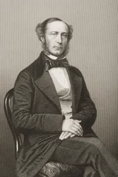 John Walter (1818-94) graverad av D.J. Pund från ett fotografi, från 