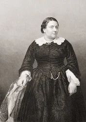 Madame Marietta Alboni (1824-94) graverad av D.J. Pund från ett fotografi, från 