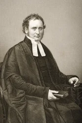 Robert Bickersteth (1816-84) graverad av D.J. Pund från ett fotografi, från 