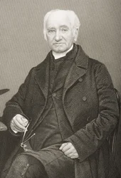 Thomas Vowler Short (1790-1872) graverad av D.J. Pund från ett fotografi, från 