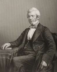 William Chambers (1800-83) graverad av D.J. Pund från ett fotografi, från 