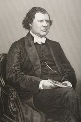 William Morley Punshon (1824-81) graverad av D.J. Pund från ett fotografi, från 