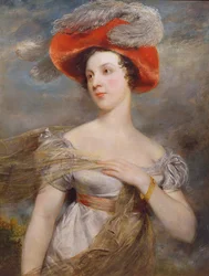 Porträtt av Eliza Chester, 1820 (olja på duk)