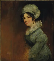Porträtt av Sarah Spencer, hustru till William, 3:e baron Lyttelton