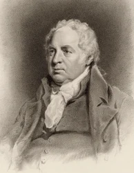 Porträtt av violinisten och kompositören William Shield 1748-1829, 1822.
