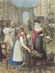 Den lilla fruktförsäljaren, 1822