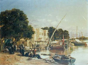 På Mahmoudieh-kanalen, Alexandria