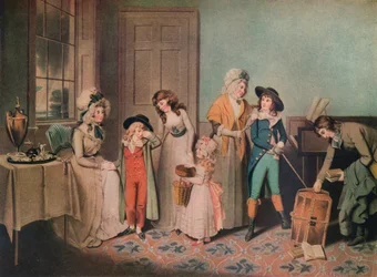 Svarta måndagen eller avfärden till skolan, 1790, 1919