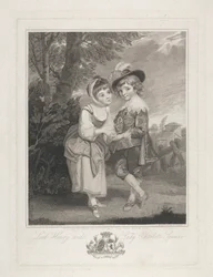 Lord Henry och Lady Charlotte Spencer som "The Young Fortune Tellers"