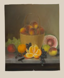 Stilleben med frukt