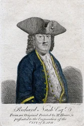 Richard Beau Nash, brittisk dandy, 1700-tal.