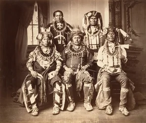 Otoe-Missouri delegater, 1881.