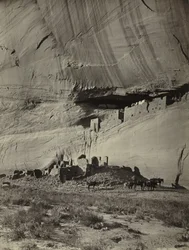 Ruiner av klippboningar, Cañon de Chelly, Arizona