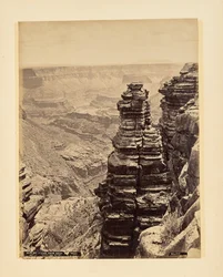 Shini-Mo-altaret från kanten av Marble Canyon, Coloradofloden