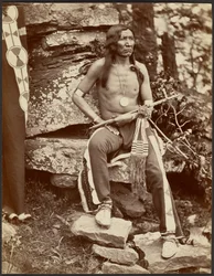 Yellow Bear, från Muscogee-nationen i Okmulgee