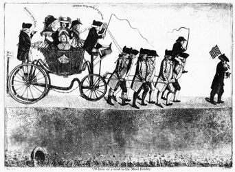 Ett infall eller ett besök på Mud Bridge, 1786