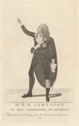 H. E. Johnston i Hamlets karaktär