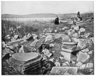 Kapernaum, Galileen, Palestina, sent 1800-tal