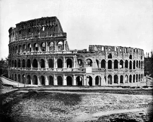 Exteriör av Colosseum, Rom, 1893.