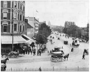 Pennsylvania Avenue, Washington DC, sent 1800-tal.